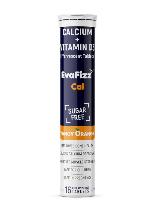 Power of EvaFizz Calcium + Vitamin D3 Effervescent Tablets