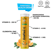 Load image into Gallery viewer, Evafizz C - Ashwagandha + Multivitamins